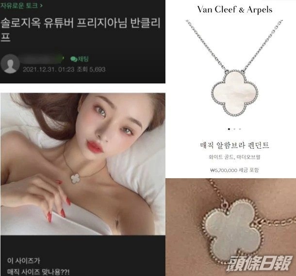 宋智雅憑白富美形象爆紅，但被踢爆用A貨。